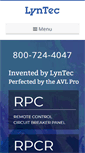 Mobile Screenshot of lyntec.com